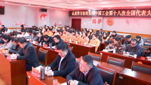  Lhasa Federation of Trade Unions held a propaganda activity to study, publicize and implement the spirit of the 18th National Congress of the Chinese Trade Union